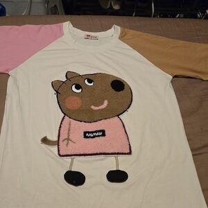 Loiso Cream T-Shirt Birgit (Pepa Pig)
